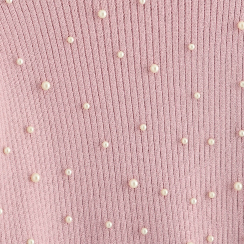 Pearl Pink Ribbed Sweater - Picture 2 of 4